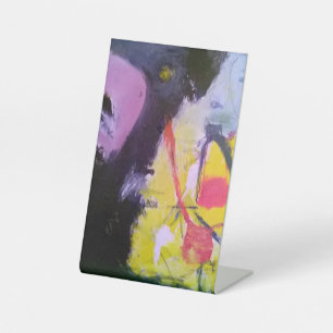 Abstrakte Malerei Jeff Hankamer Artjunkhaus Kunst Sockelschild