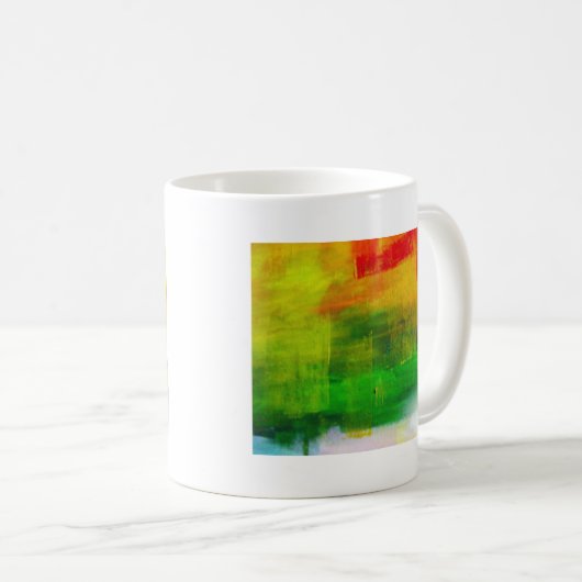 Abstrakte Malerei Kaffeetasse (VorderseiteRechts)