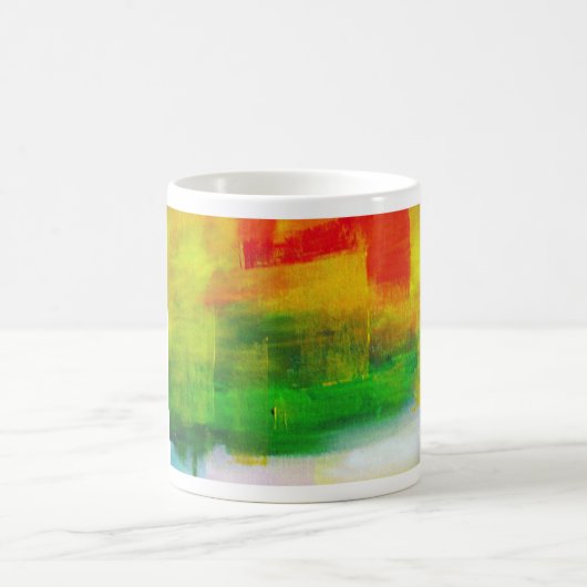 Abstrakte Malerei Kaffeetasse (Mittel)
