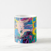 Abstrakte Malerei Kaffeetasse (Mittel)