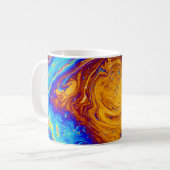 Abstrakte Malerei Kaffeetasse (Vorderseite Links)