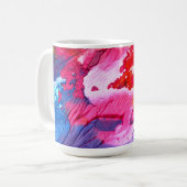 Abstrakte Malerei Kaffeetasse (Vorderseite Links)