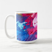 Abstrakte Malerei Kaffeetasse (Links)