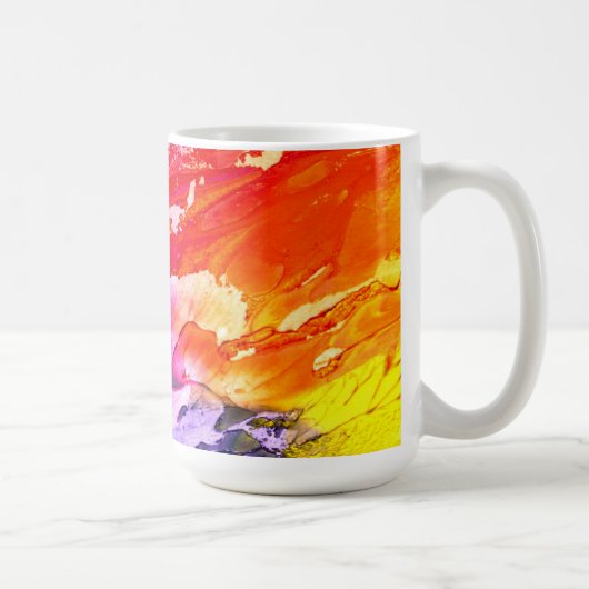 Abstrakte Malerei Kaffeetasse (Rechts)