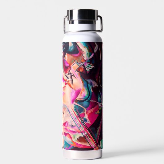 Abstrakte Malerei, Kandinsky 1913, Zusammensetzung Trinkflasche (Rückseite)