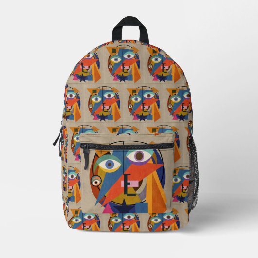 Abstrakte Malerei - Kandinsky Bedruckter Rucksack (Vorderseite)