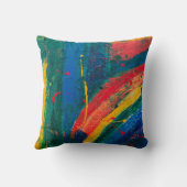 Abstrakte Malerei Kissen (Rückseite)