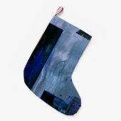 Abstrakte Malerei Kleiner Weihnachtsstrumpf (Vorderansicht (hängend))