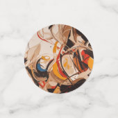 Abstrakte Malerei Konfetti (Klein Vorderseite)