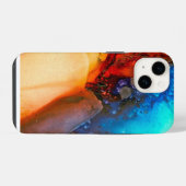 abstrakte Malerei Kunst iPhone Hülle (Rückseite (Horizontal))