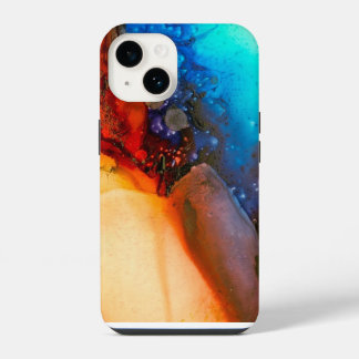 abstrakte Malerei Kunst iPhone 14 Hülle
