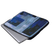 Abstrakte Malerei Laptopschutzhülle (Vorne Knopf)