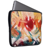 Abstrakte Malerei Laptopschutzhülle (Vorne Rechts)