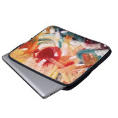Abstrakte Malerei Laptopschutzhülle (Vorne Knopf)
