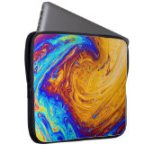 Abstrakte Malerei Laptopschutzhülle (Vorne Rechts)
