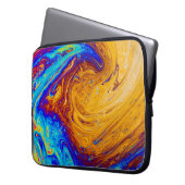 Abstrakte Malerei Laptopschutzhülle (Vorderseite Links)