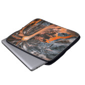 Abstrakte Malerei Laptopschutzhülle (Vorne Knopf)