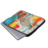 Abstrakte Malerei Laptopschutzhülle (Vorne Knopf)