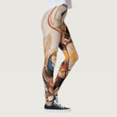 Abstrakte Malerei Leggings (Rechts)