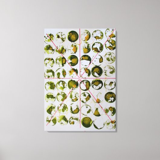 Abstrakte Malerei Leinwanddruck (Vorderseite)