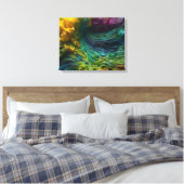 Abstrakte Malerei Leinwanddruck (Insitu (Schlafzimmer))