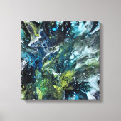 Abstrakte Malerei. Leinwanddruck (Vorderseite)