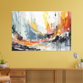 Abstrakte Malerei Leinwanddruck (Insitu (Wohnzimmer))