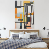 abstrakte Malerei Leinwanddruck (Insitu (Schlafzimmer))