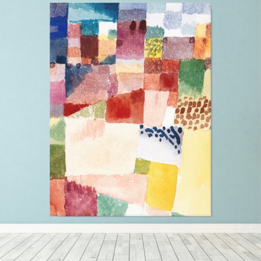 Abstrakte Malerei Leinwanddruck (Insitu (Holzboden))