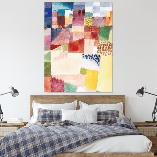 Abstrakte Malerei Leinwanddruck (Insitu (Schlafzimmer))