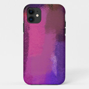 Abstrakte Malerei Lila Retro Abstrakt Art. 10 Case-Mate iPhone Hülle