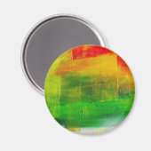 Abstrakte Malerei Magnet (Vorderseite/Rückseite)