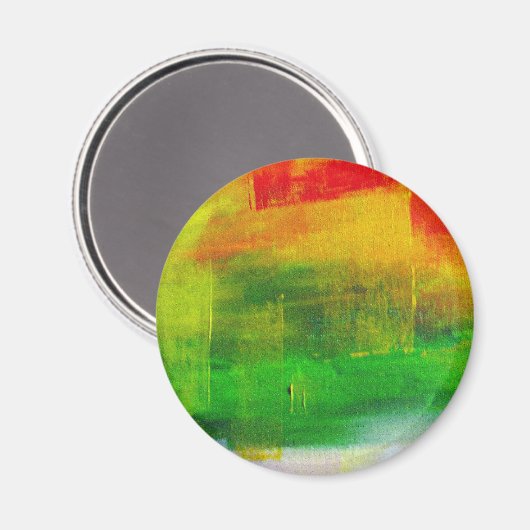 Abstrakte Malerei Magnet (Vorderseite/Rückseite)