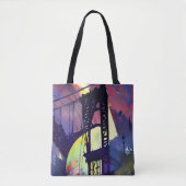 Abstrakte Malerei Manhattan Bridge Tasche (Vorderseite)
