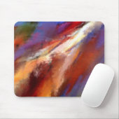 Abstrakte Malerei-Mausunterlage-Entwürfe - WIND 1 Mousepad (Mit Mouse)