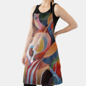 Abstrakte Malerei mit handgefertigter Musik Schürze (InSitu)