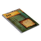 Abstrakte Malerei mit Klaviertasten Notizblock (Rechte Seite)