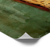 Abstrakte Malerei mit Klaviertasten Poster (Ecke)