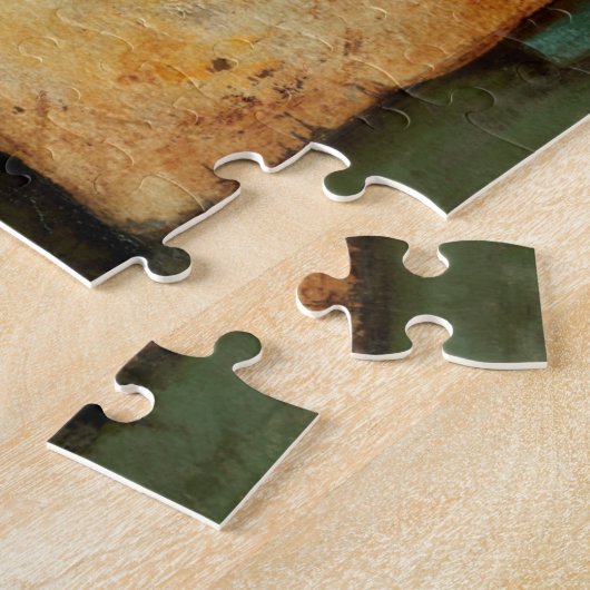 Abstrakte Malerei mit Klaviertasten Puzzle (Seite)