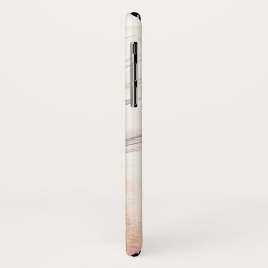 Abstrakte Malerei mit Monogramm Case-Mate iPhone Hülle (Hinten/Links)