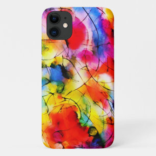 Abstrakte Malerei mit Regenbogenfarben. Case-Mate iPhone Hülle