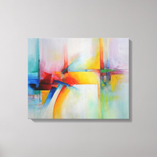 Abstrakte Malerei Moderne Kunst Leinwanddruck (Vorderseite)