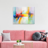 Abstrakte Malerei Moderne Kunst Leinwanddruck (Insitu (Wohnzimmer))