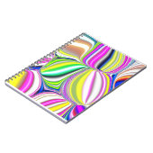 Abstrakte Malerei moderner Art 3D-Effekt in Neonco Notizblock (Linke Seite)