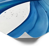 abstrakte Malerei Mutterbaum des Lebens gerettet E Poster (Ecke)