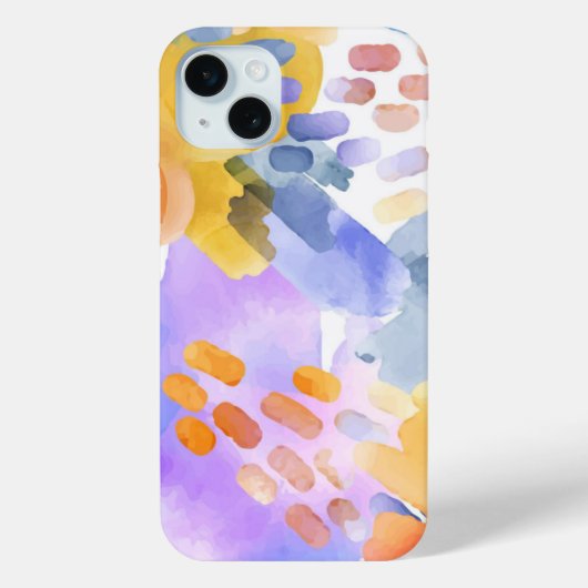 Abstrakte Malerei niedlicher Wasserfarbmuster Case-Mate iPhone Hülle (Rückseite)