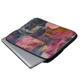 Abstrakte Malerei. Ölfarbe. Moderner Impressionism Laptopschutzhülle (Vorne Knopf)