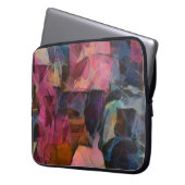 Abstrakte Malerei. Ölfarbe. Moderner Impressionism Laptopschutzhülle (Vorderseite Links)