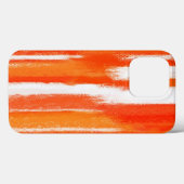 Abstrakte Malerei | Orange White Abstrakt Art Case (Rückseite (Horizontal))