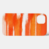 Abstrakte Malerei | Orange White Abstrakt Art Case (Rückseite (Horizontal))